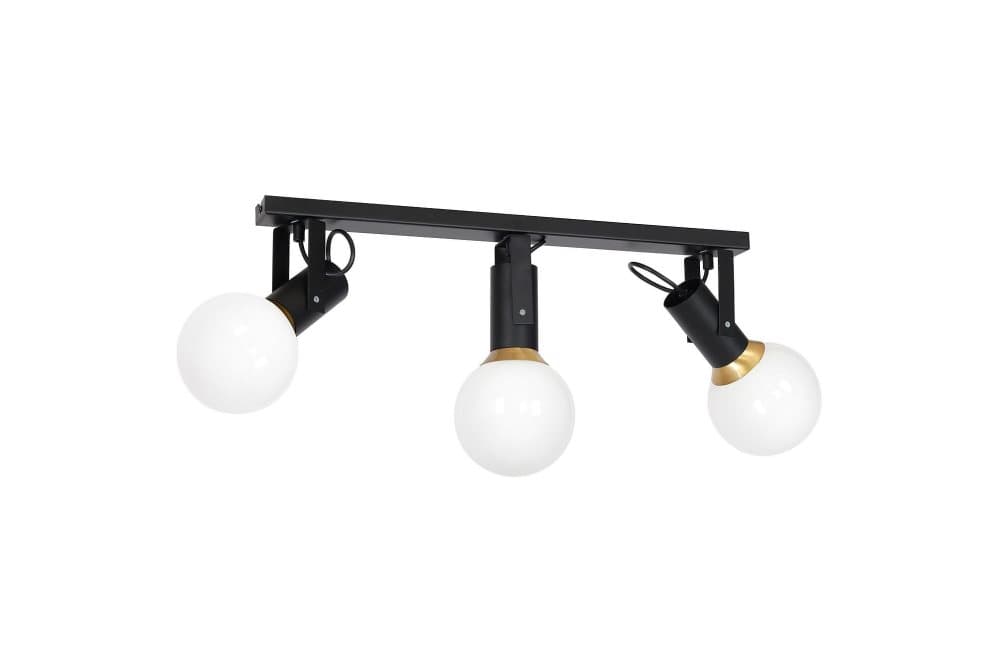 AURIS Taklampa Svart/Guld/Vit