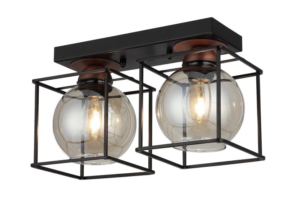 ARNE Taklampa Svart/Koppar