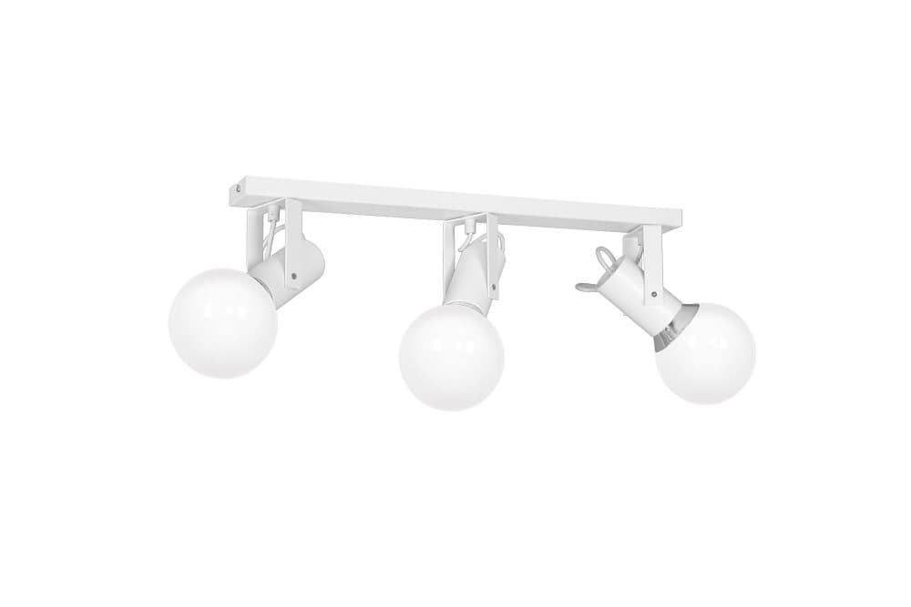 AURIS Taklampa Vit/Krom