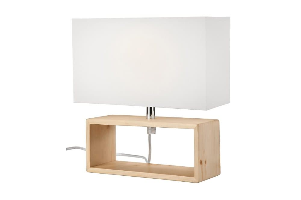 MASIA 3 Bordslampa Vit/Natur