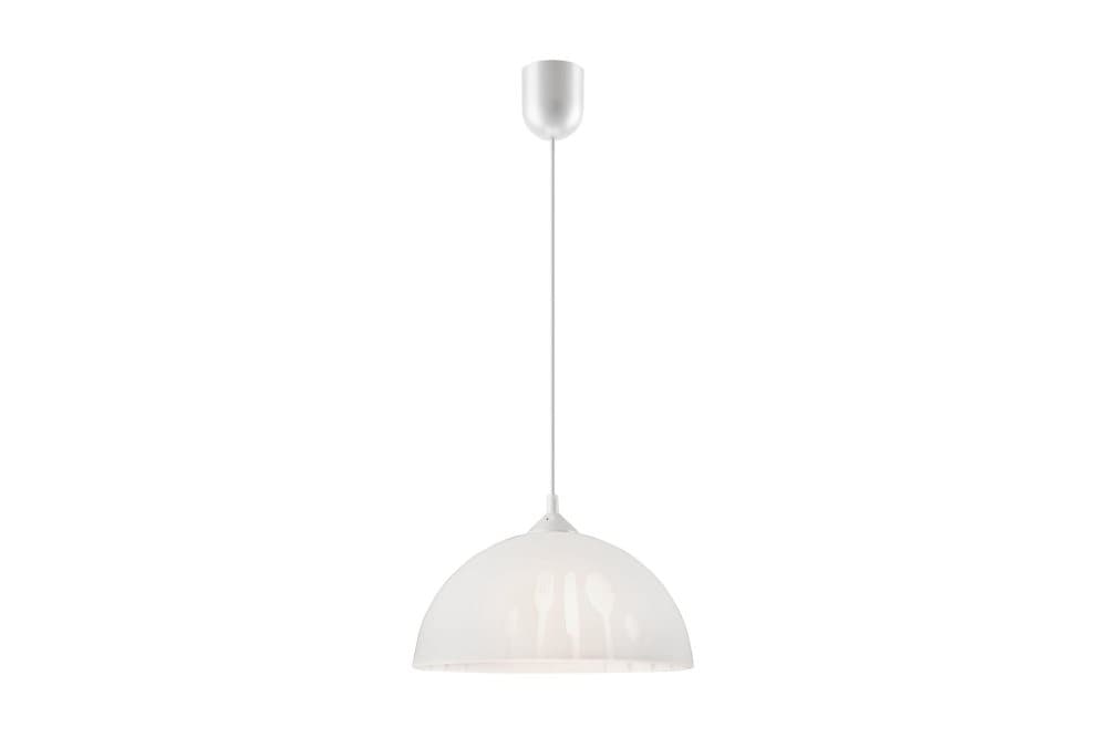 SAFFRON Taklampa Bestickmönster Vit