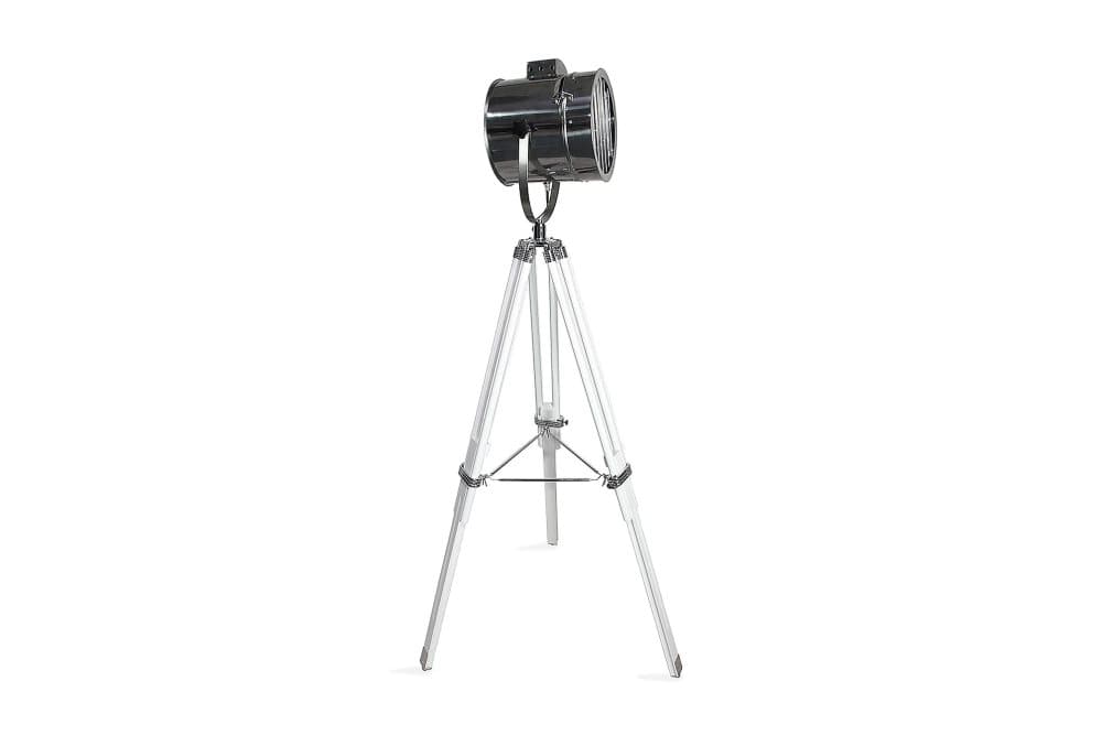 SOLARFVET Golvlampa Vit/Krom