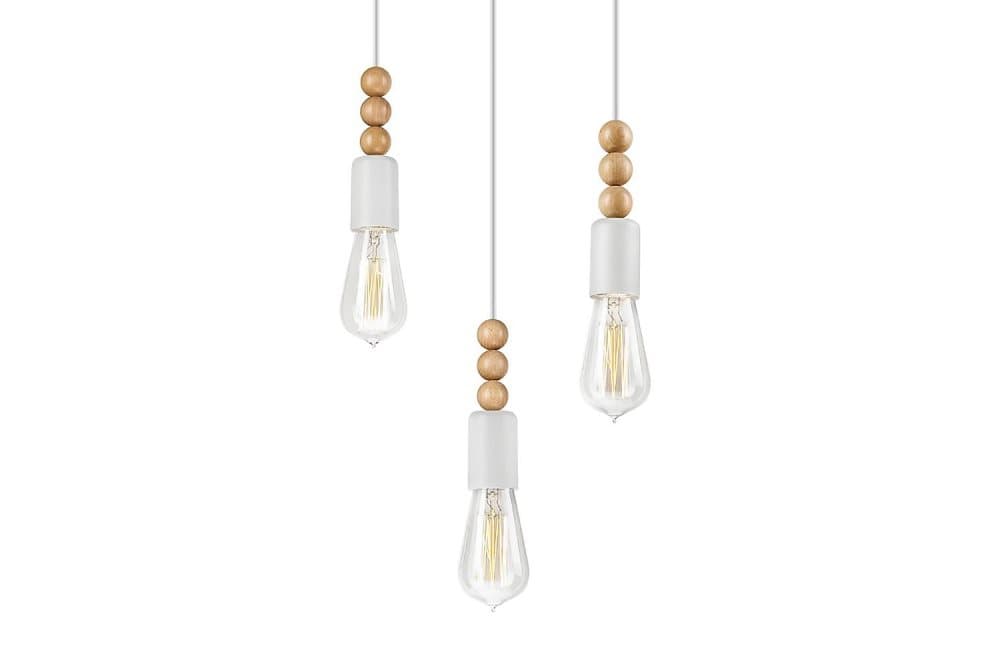 ALGUAIRE Taklampa Vit