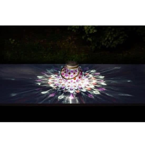GALIX Soldriven bordsdekoration - 3D-effekt - Röd