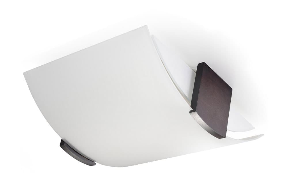 EMILIO Plafond Vit/Brun