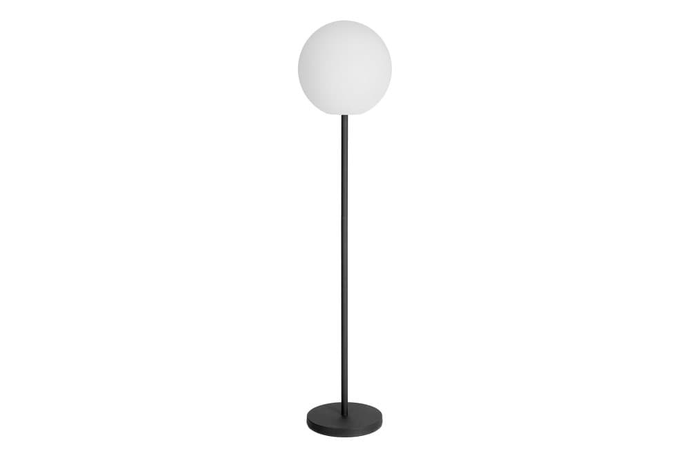 DINESH Golvlampa 35 cm Rund Svart