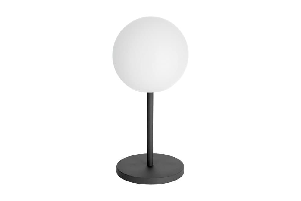 DINESH Bordslampa 30 cm Rund Svart