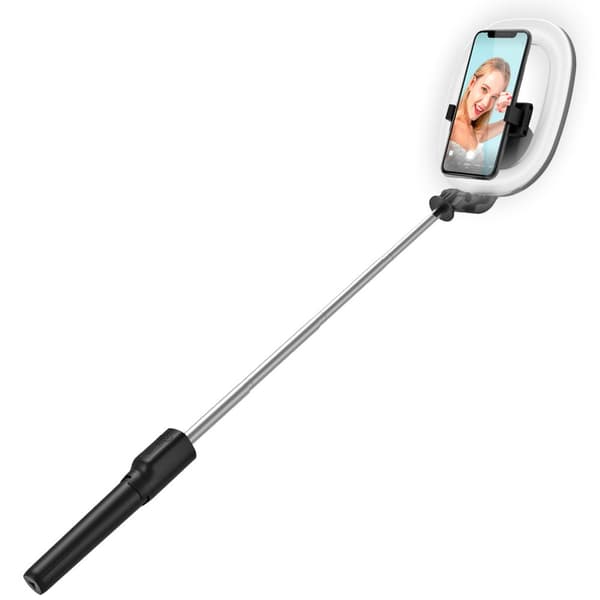 CLICKRINGBT Ringlampe med stativ / Selfiestick