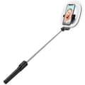 Miniatyrbilde 3 av 6: CLICKRINGBT Ringlampe med stativ / Selfiestick