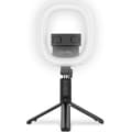 Miniatyrbilde 1 av 6: CLICKRINGBT Ringlampe med stativ / Selfiestick