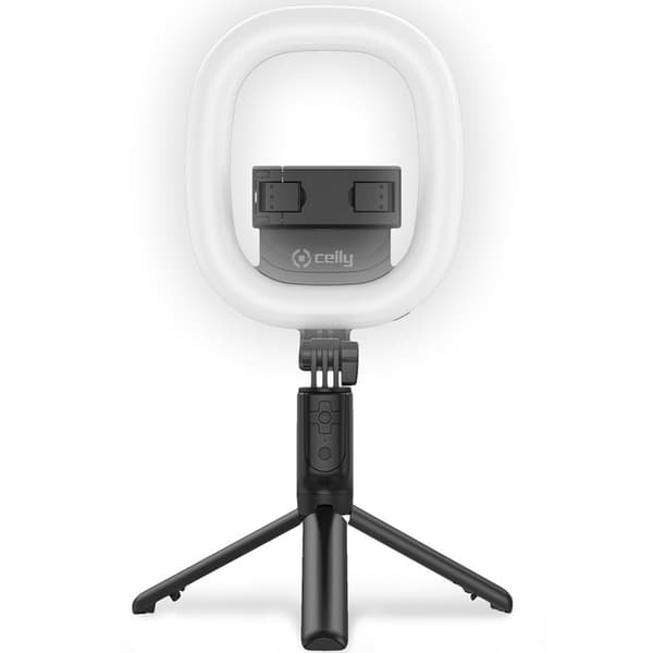 CLICKRINGBT Ringlampe med stativ / Selfiestick