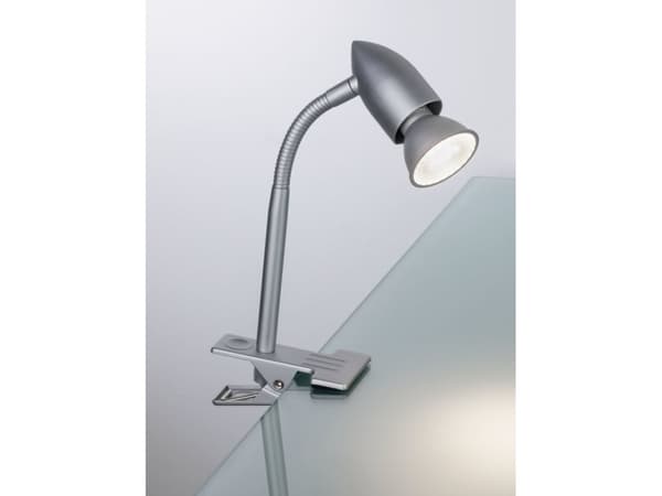 Paulmann Gesa clip, Kromfarget, Metall, Plast, Soverom, Barnerom, Stue, Studere, II, GU10, 1 ampuller