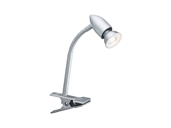 Paulmann Gesa clip, Krom, Metall, Plast, Sovrum, Barnrum, Vardagsrum, Arbetsrum, II, GU10, 1 lampor
