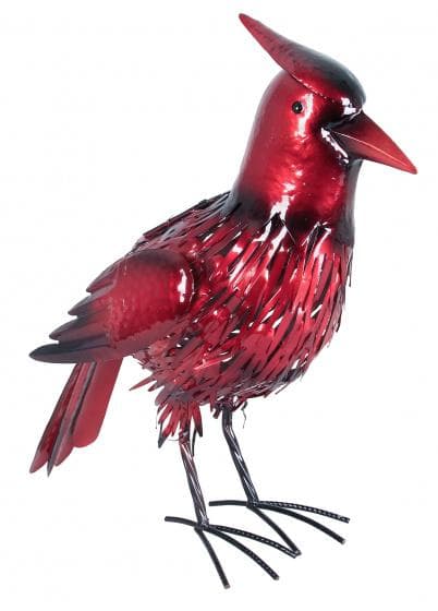 trädgård Red Birdlamp solar 6lm 54 x 17 x 49 cm stålröd