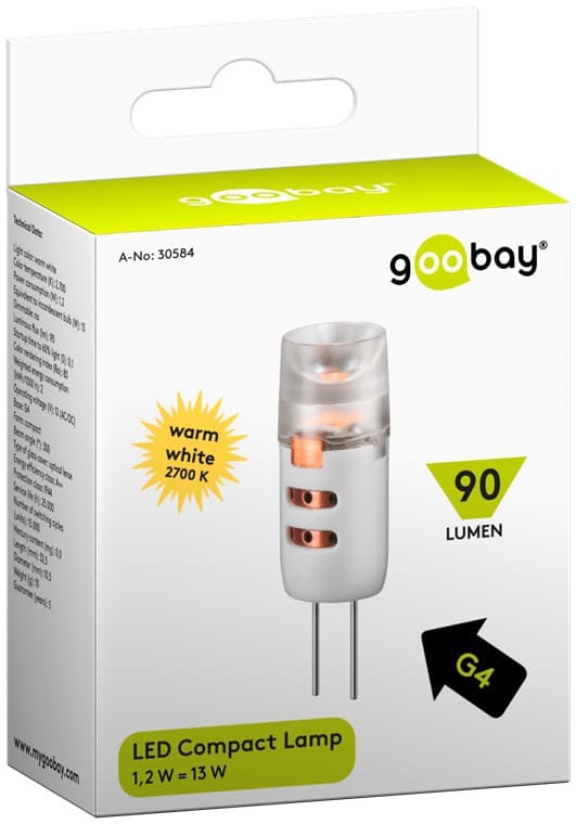Kompakt LED-pære, 1,1 W