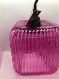 Miniatyrbillede 3 af 4: Rillet glas lampe - Nedsat