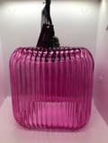 Miniatyrbillede 2 af 4: Rillet glas lampe - Nedsat
