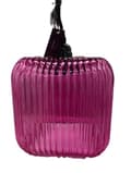 Miniatyrbillede 1 af 4: Rillet glas lampe - Nedsat