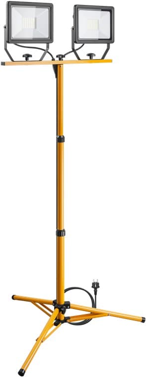 LED-työvalo teleskooppijalustalla, 2 x 50 W