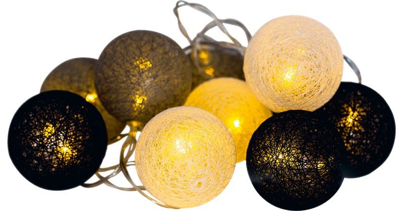 LED ljusslinga Bomull