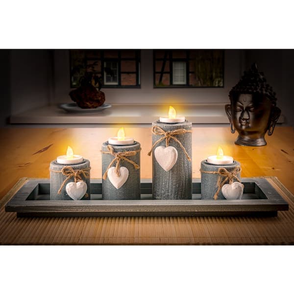 Goobay LED Värmeljus med timer 4-pack