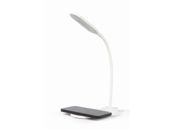Gembird Desk lamp with wireless charger (black + white) TA-WPC10-LED-01-MX 10 W, 2893-7072 K, LED lamp, 5 V, 2 pcs