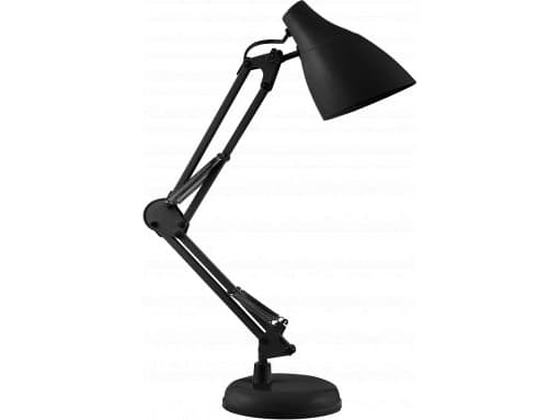 DIAN skrivebordslampe. 60W stål, sort, DL-1/B