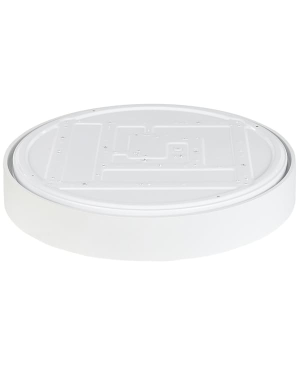 Kattovalaisin metallinen valkoinen 48 cm pyöreä LED-valo moderni tyyli