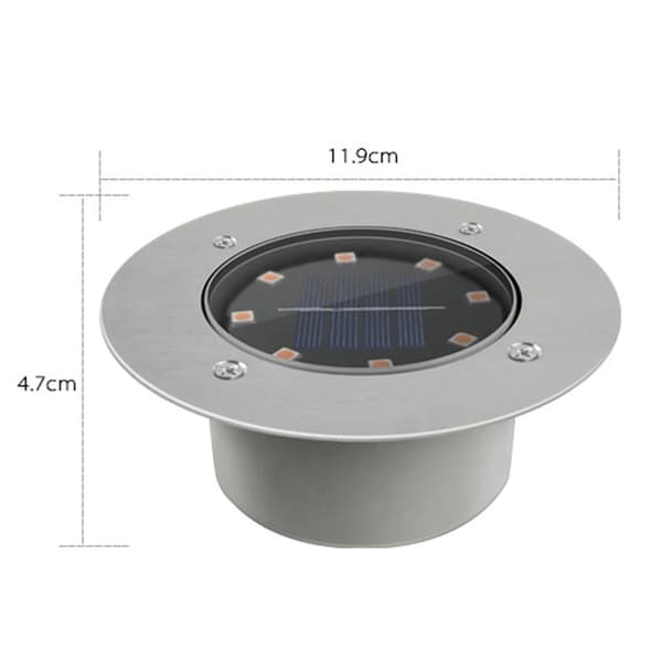 6-pack Mark Spotlight utomhusbelysning med solceller