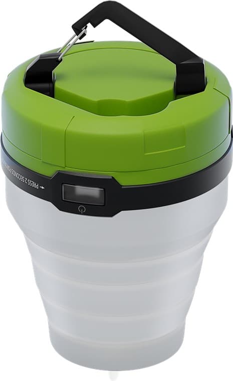 LED retkeilyvalaisin, 3-in-1 taitettava