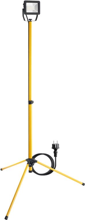 LED-konstruktionsstrålkastare med teleskopisk stativ, 30 W