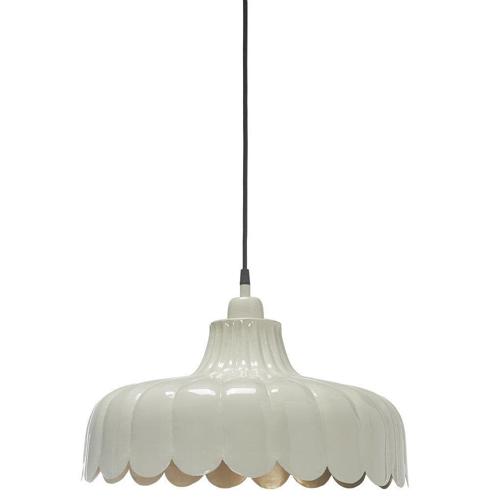 Taklampa Wells Beige/Guld