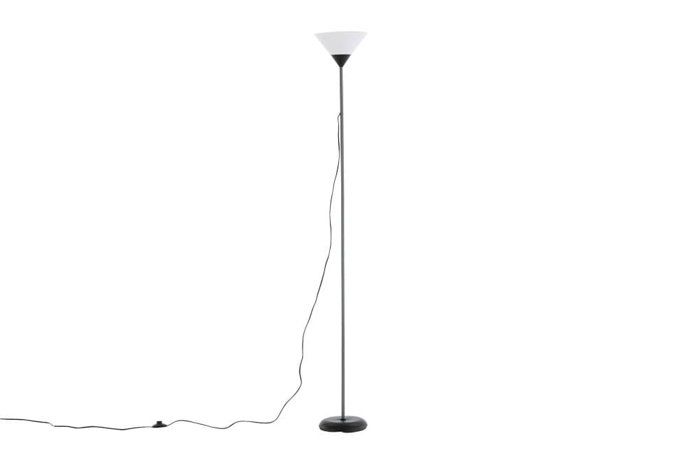 BATANG Golvlampa Ljusgrå/Vit