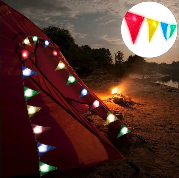 Lippuviiri LED-valoilla - 3 metriä