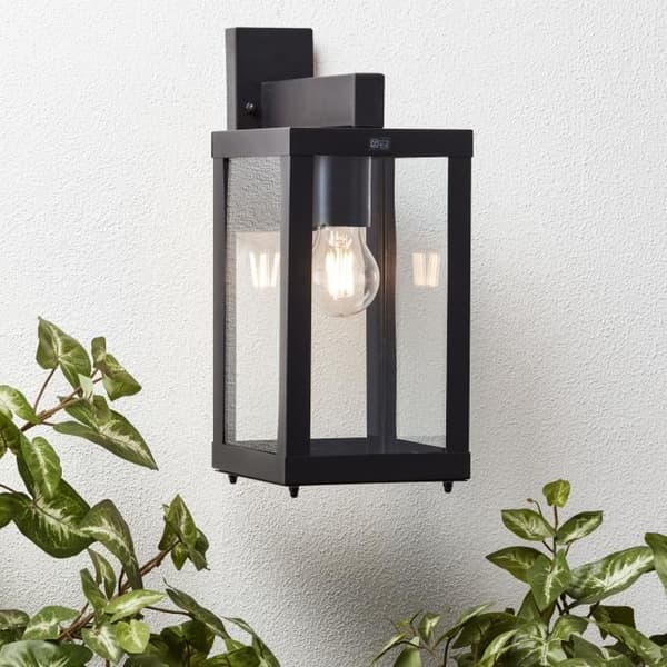 BRILLIANT Vägglampa utomhus GAIA - E27 - 1x60W - Svart färg