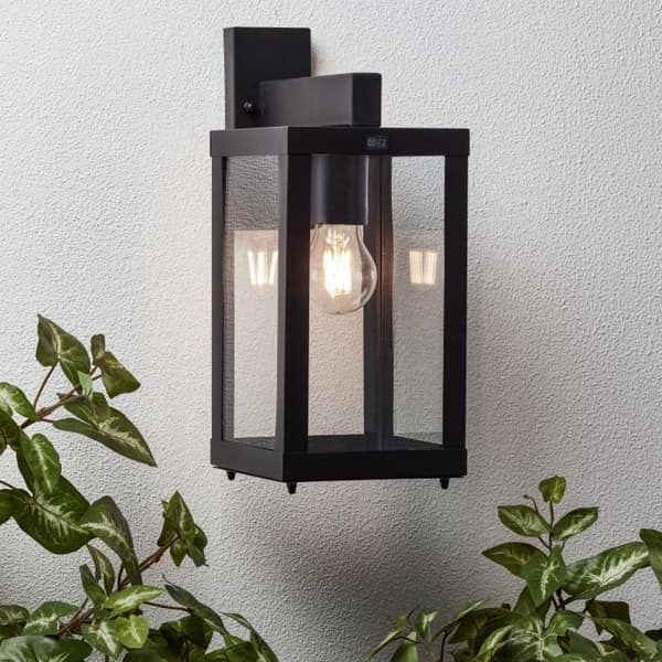 BRILLIANT Vägglampa utomhus GAIA - E27 - 1x60W - Svart färg