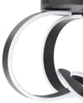 Miniatyrbillede 8 af 10: Loftslampe Sort Aluminium Jern Integreret LED Nyhed Dekorativ Moderne Belysning Sandsort