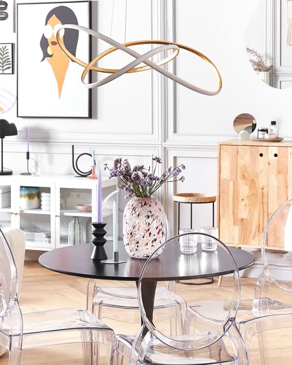Pendellampe Guld Aluminium LED Lys Glamour