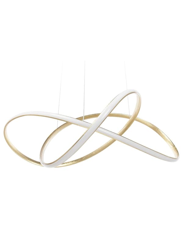 Pendellampe Guld Aluminium LED Lys Glamour