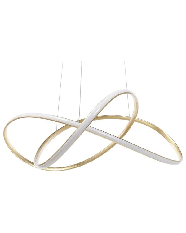 Pendellampe Guld Aluminium LED Lys Glamour