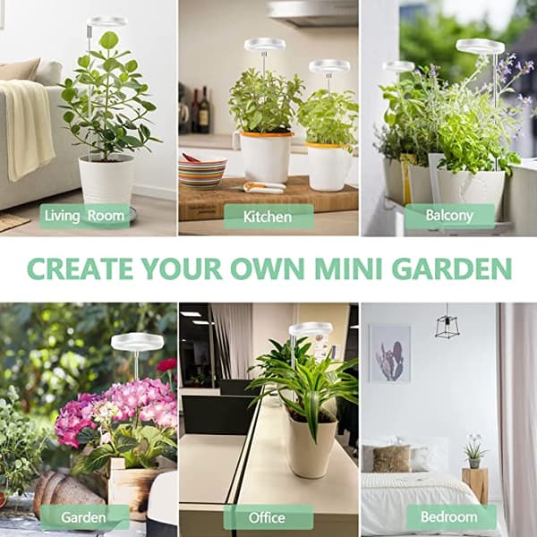 INF Hexagon Grow Lights for innendørs planter Varm hvit/hvit