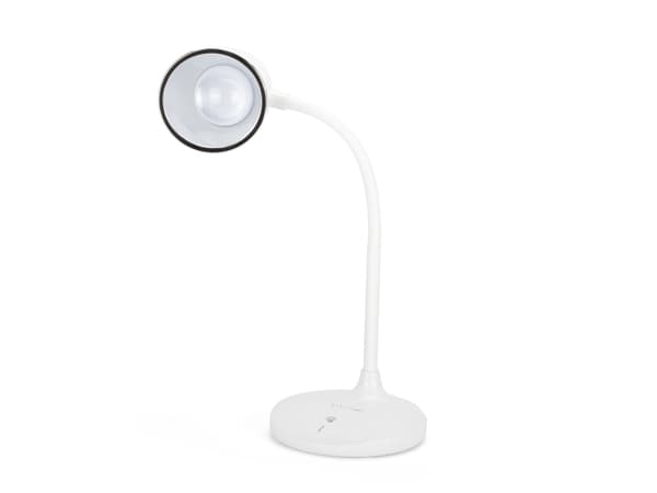 Montis Multifunktionell uppladdningsbar LED skrivbordslampa MT044, Hvid, ABS, Universel, Autentiske stil, Sort, Intet stik - SOLO