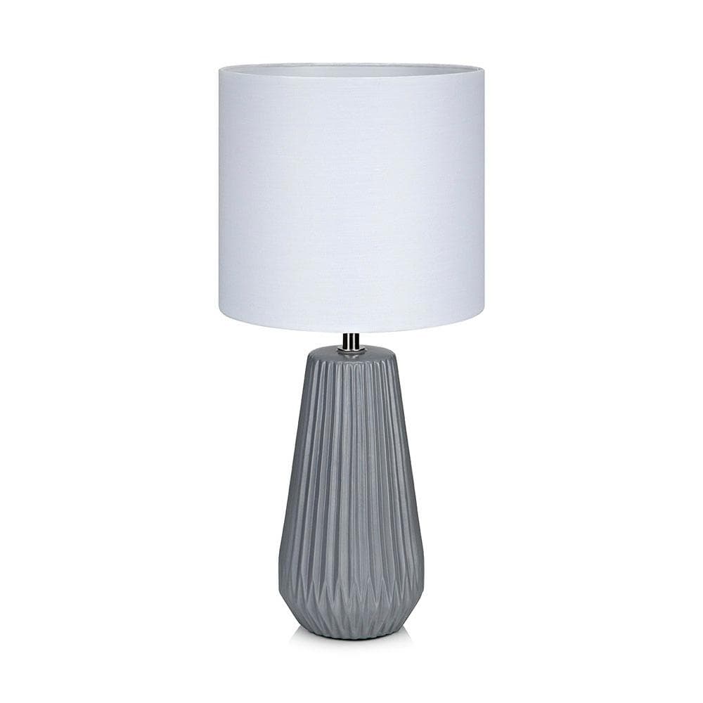 Bordslampa Nicci Grå/Vit