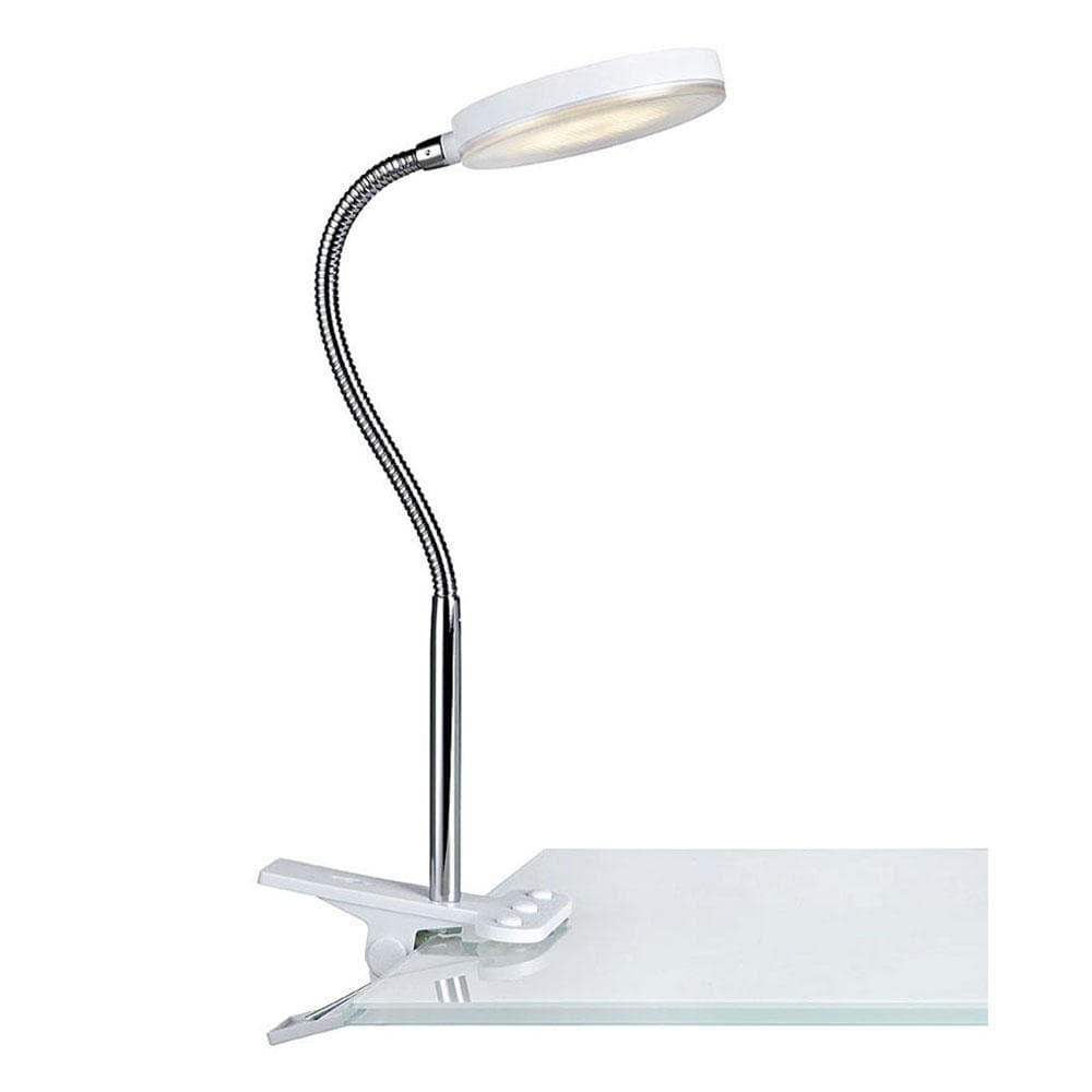 Bordslampa Flex Clip Vit