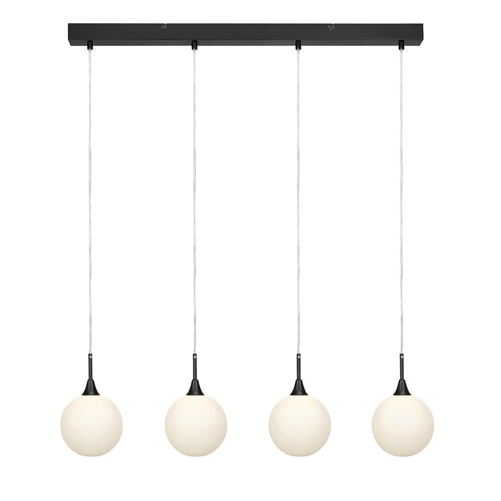 Taklampa Quattro XL Pendel Svart/Vit