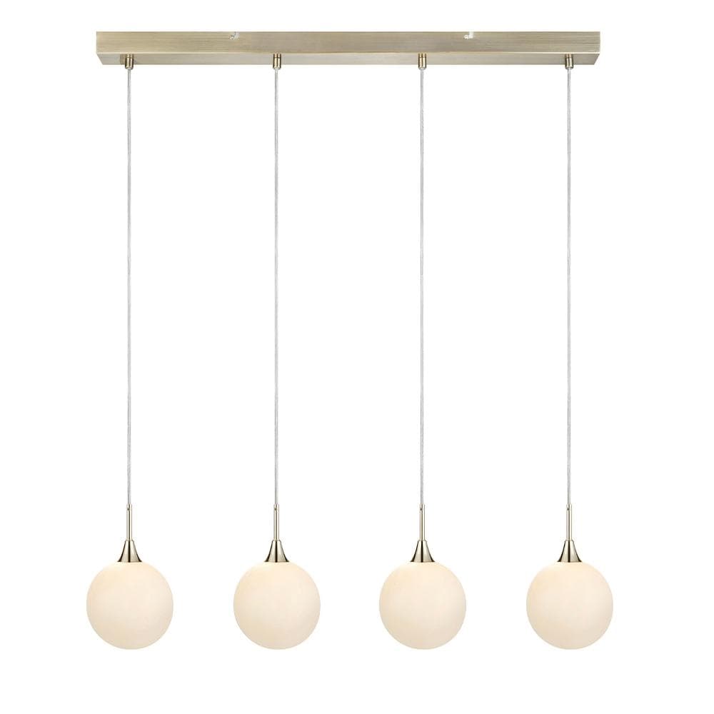 Taklampa Quattro XL Pendel Antik/Vit