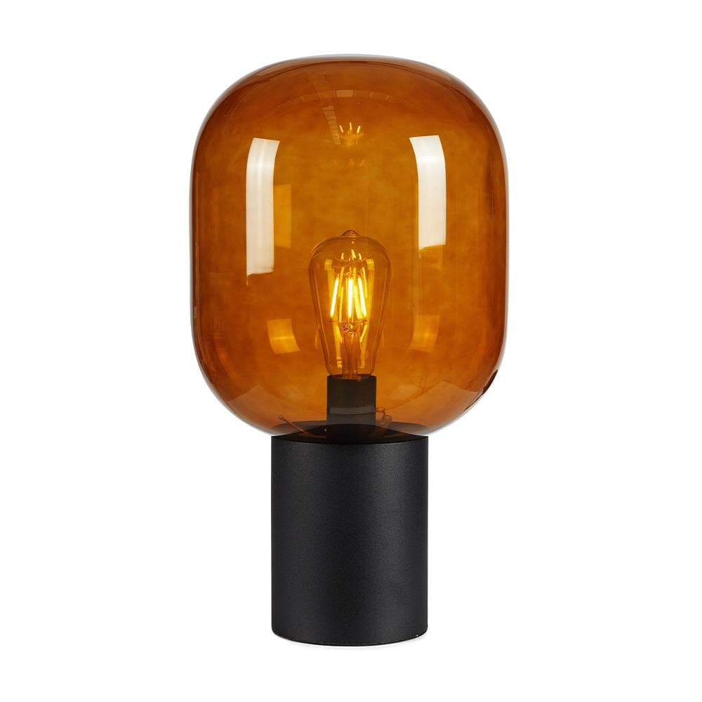 Bordslampa Brooklyn Svart/Brun