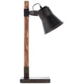 Miniatyrbild 4 av 11: BRILLIANT lampa Plow bordslampa svart stål / trä | 1x A60, E27, 10W, lämplig för normala lampor (ingår ej) | Skala A ++ till E | Med sladdbrytare