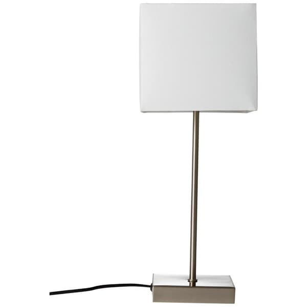 BRILLIANT lampa Aglae bordslampa beröringsbrytare vit | 1x D45, E14, 40W, lämplig för dropplampor (ingår inte) | Skala A ++ till E | Med på / av berör
