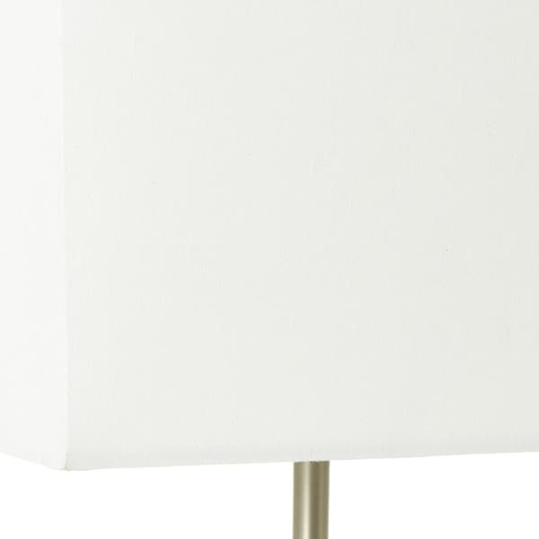 BRILLIANT lampa Aglae bordslampa beröringsbrytare vit | 1x D45, E14, 40W, lämplig för dropplampor (ingår inte) | Skala A ++ till E | Med på / av berör